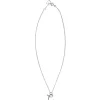 Enfant Padam Padam Collier chaîne La petite majuscule argent (personnalisable)