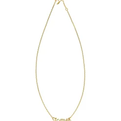 Hot Collier chaîne Prénom goldfilled jaune (personnalisable) Collier Maman