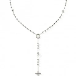 Hot Collier Chapelet Vierge 38 + 2 cm (argent) Collier Religieux