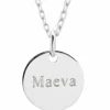 Best Collier enfant Petite médaille personnalisable (argent 925°) Enfant Chaîne & Collier Bébé / Enfant