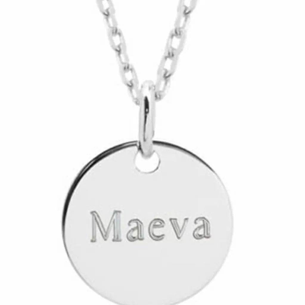 Best Collier enfant Petite médaille personnalisable (argent 925°) Enfant Chaîne & Collier Bébé / Enfant