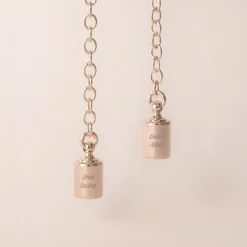 Outlet Collier Mes Petits Poids personnalisable (plaqué or rose) Collier Maman