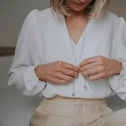 Mon Petit Poids Collier Mes Petits Poids personnalisable (argent rhodié)