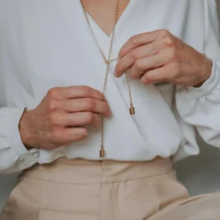 Mon Petit Poids Collier Mes Petits Poids personnalisable (plaqué or jaune)