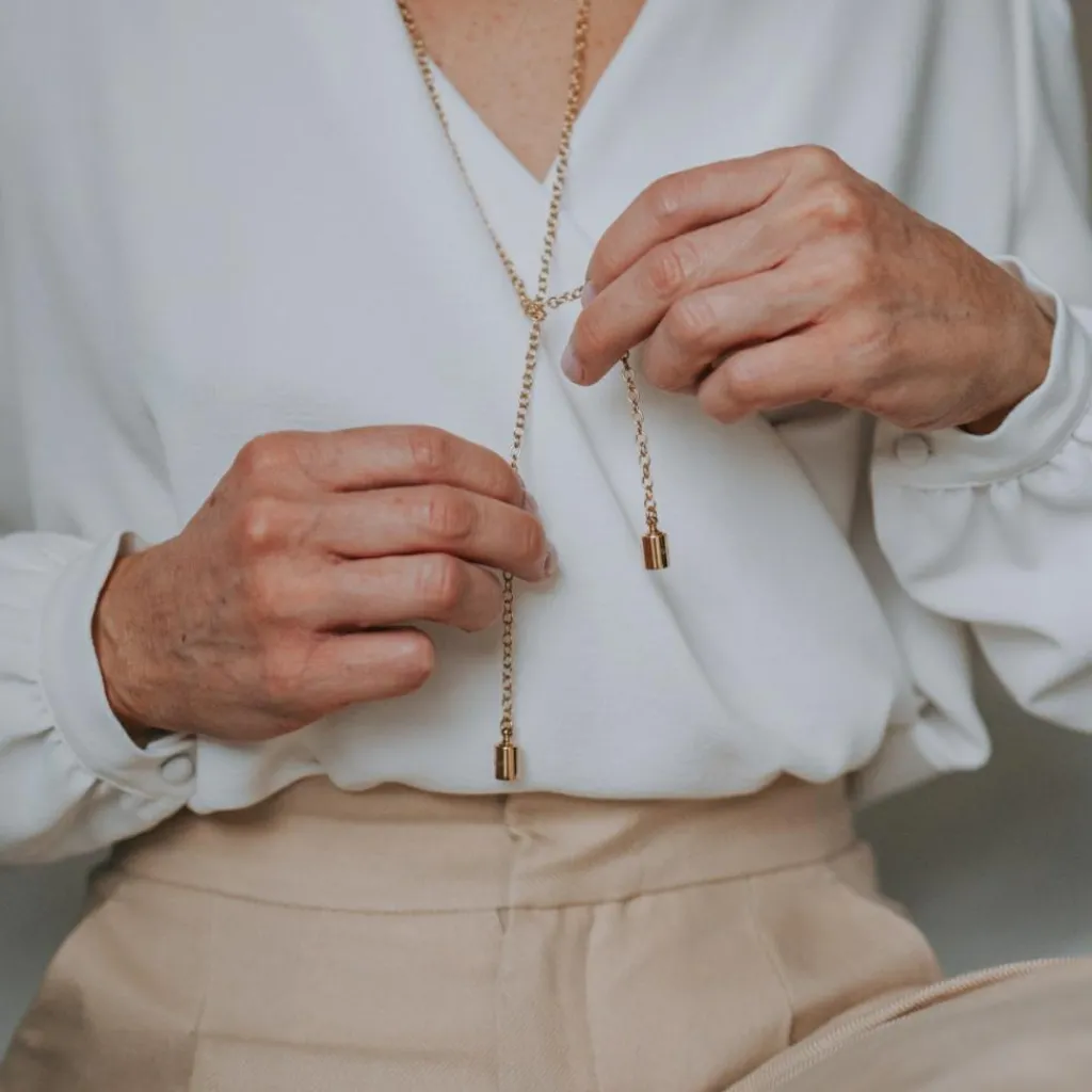 Mon Petit Poids Collier Mes Petits Poids personnalisable (plaqué or jaune)