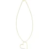 Sale Collier Mon grand cœur (goldfilled jaune 14 carats) Collier Maman