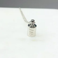 Enfant Mon Petit Poids Collier personnalisable argenté rhodié