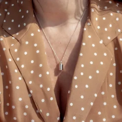 New Collier personnalisable en argenté rhodié Collier Maman