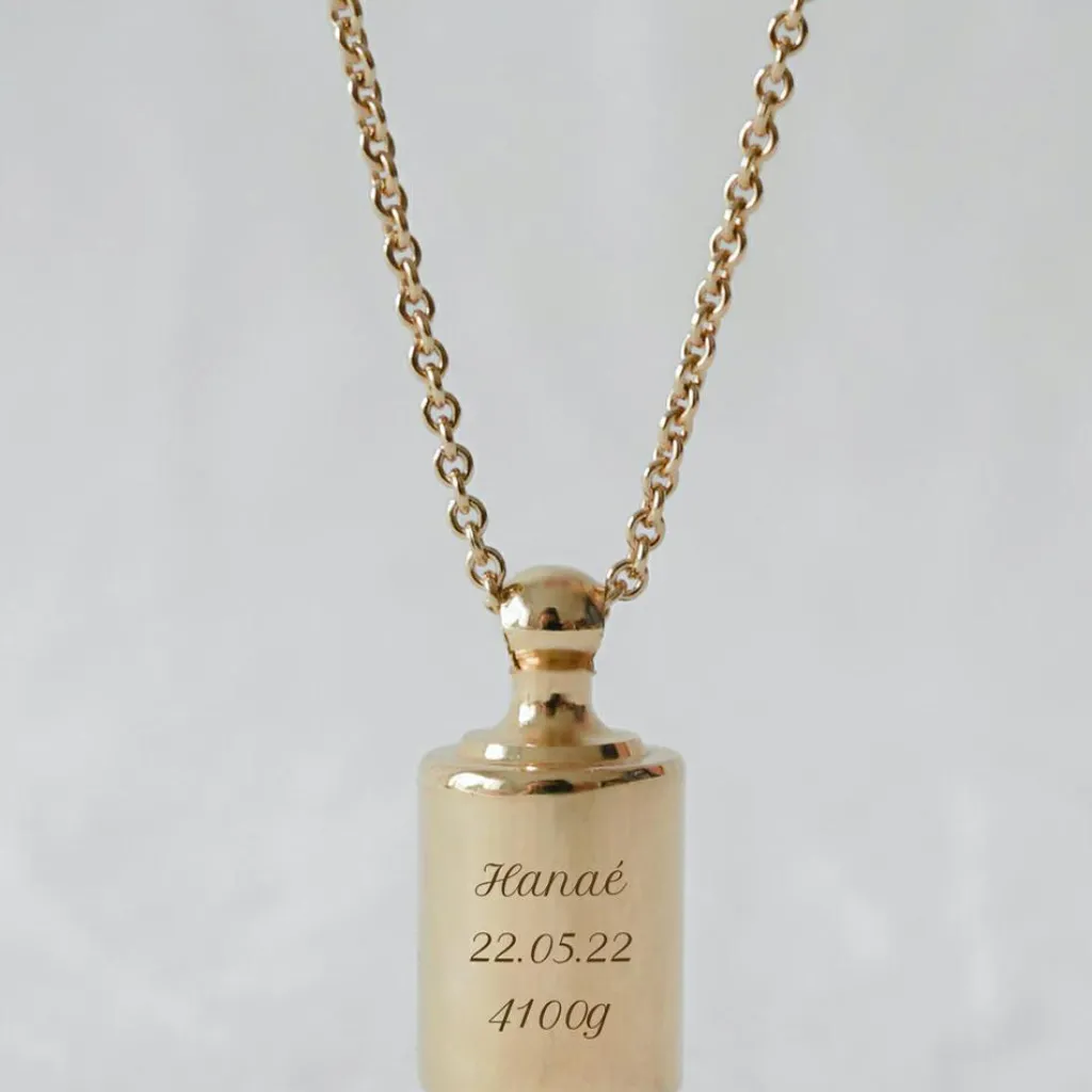 Clearance Collier personnalisable plaqué or jaune Collier Maman