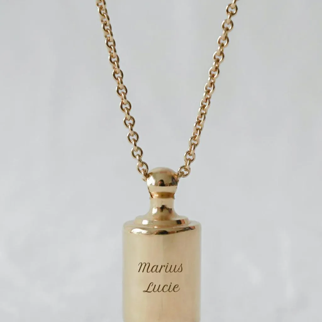 Clearance Collier personnalisable plaqué or jaune Collier Maman