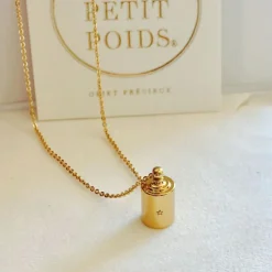 Clearance Collier personnalisable plaqué or jaune Collier Maman