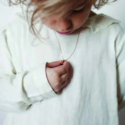 Enfant Mon Petit Poids Collier personnalisable plaqué or jaune