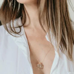 Discount Collier Vœux chaîne (or jaune 18 carats) Collier Maman