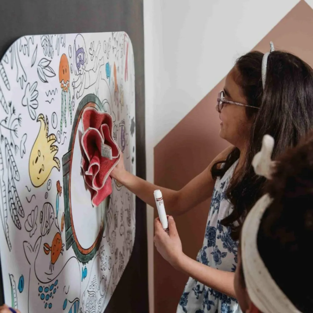 DBKids Coloriage géant Coloriboard Plongée (1 pièce)