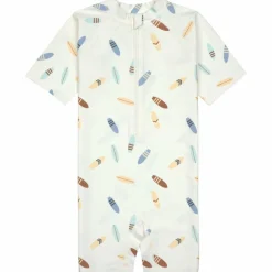 Clearance Combinaison anti-UV Planches de surf écru (07-12 mois) Vêtement Anti-Uv