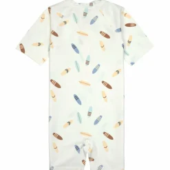 Clearance Combinaison anti-UV Planches de surf écru (07-12 mois) Vêtement Anti-Uv