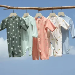 Clearance Combinaison anti-UV Planches de surf écru (07-12 mois) Vêtement Anti-Uv