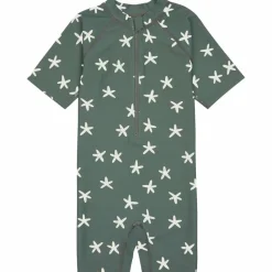 Combinaison anti-UV Étoile de mer olive foncé (19-24 mois) Vêtement Anti-Uv