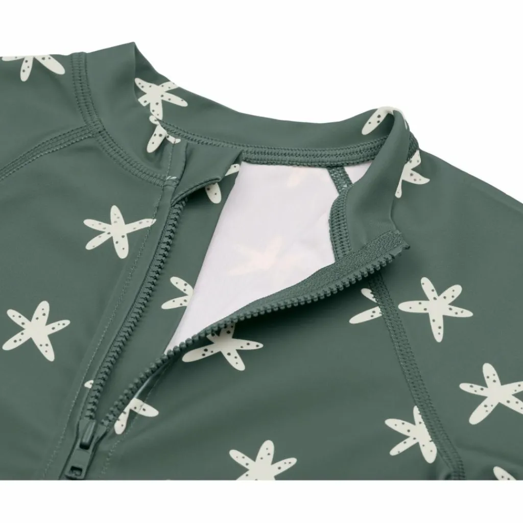 Combinaison anti-UV Étoile de mer olive foncé (19-24 mois) Vêtement Anti-Uv