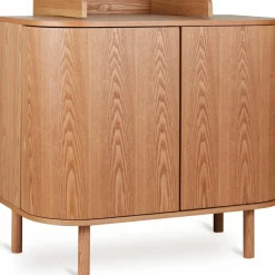 Quax Commode à langer 2 portes Yume Natural Ash