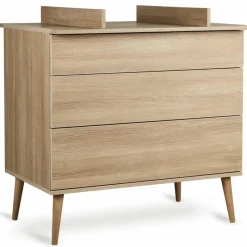 Sale Commode à langer 3 tiroirs Flow Honey Ash Commode À Langer