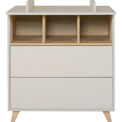 Commode à langer 2 tiroirs Loft Argile-Clay Commode À Langer