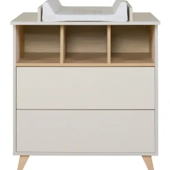 Commode à langer 2 tiroirs Loft Argile-Clay Commode À Langer