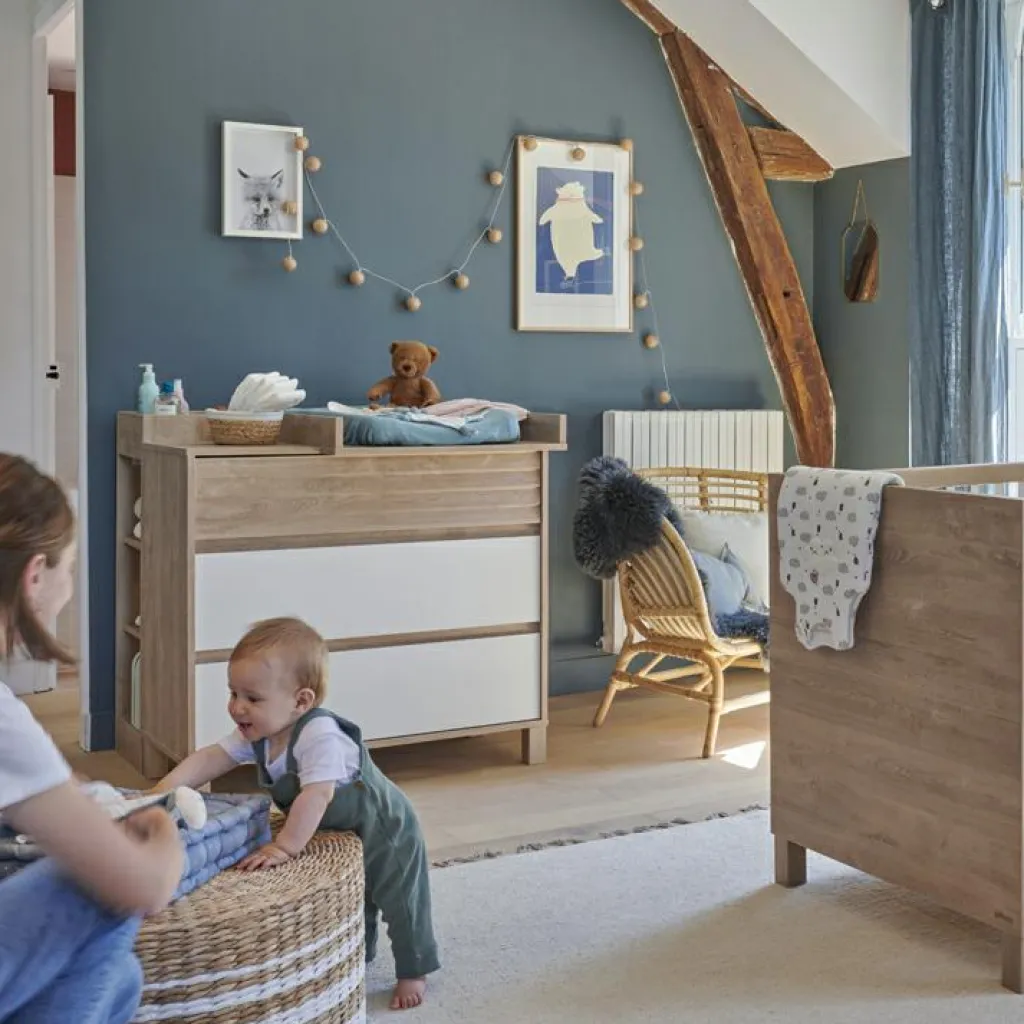 Commode à langer 3 tiroirs Achille Commode À Langer