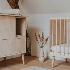 Quax Commode à langer 3 tiroirs Cocoon Natural Oak