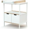 AT4 Commode à langer en bois de hêtre Essentiel plus blanc