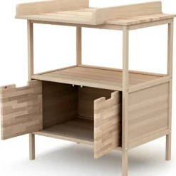 Best Commode à langer en bois de hêtre brut Essentiel Commode À Langer