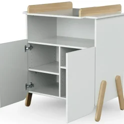 New Commode à langer en bois de hêtre Pirate blanc Commode À Langer