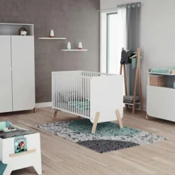 New Commode à langer en bois de hêtre Pirate blanc Commode À Langer