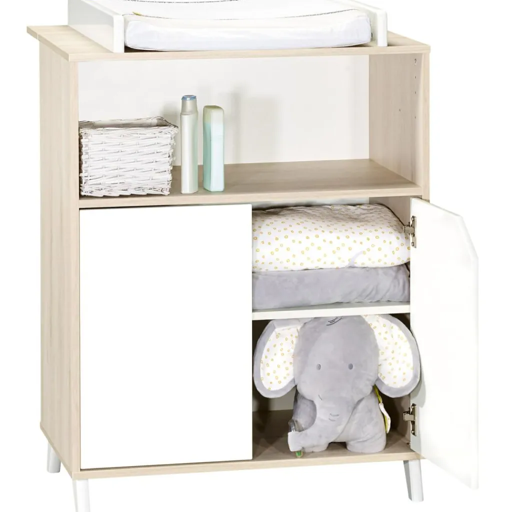 Baby Price Commode à langer Scandi naturel