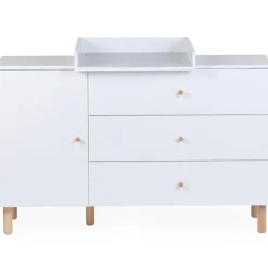 Childhome Commode à langer Wonder White