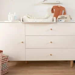 Childhome Commode à langer Wonder White