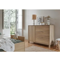 Hot Commode 1 porte 3 tiroirs Calypso Commode À Langer