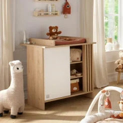 Sauthon mobilier Commode 1 porte Tokyo blanc