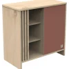 Sauthon mobilier Commode 1 porte Tokyo terracotta