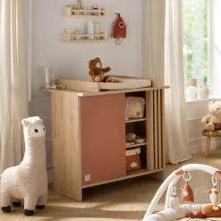 Sauthon mobilier Commode 1 porte Tokyo terracotta