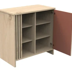 Sauthon mobilier Commode 1 porte Tokyo terracotta