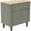 Sauthon mobilier Commode 2 portes Eleonore kaki