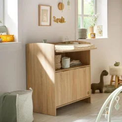 Sauthon mobilier Commode 2 portes et 1 niche Azur