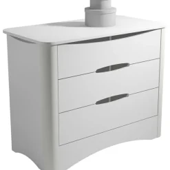 Hot Commode 3 tiroirs Fusion blanche Commode À Langer