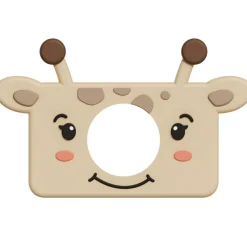 Coque en silicone pour appareil photo Zoo Friends Giraffe Enfant Appareil Photo Enfant