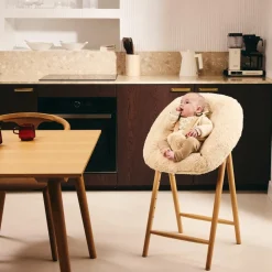 Charlie Crane Coque nouveau né Fur pour chaise haute Tobo