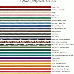 Enfant Petits trésors Cordons en polyester pour bracelets (26 couleurs)