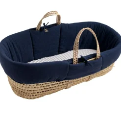 Sauthon Couffin en osier Baby sailor