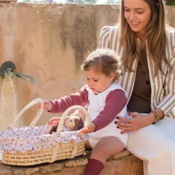 Pasito a pasito Couffin en osier pour poupée Somerset