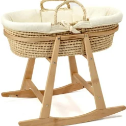 Combelle Couffin souple en osier Douce hirondelle écru